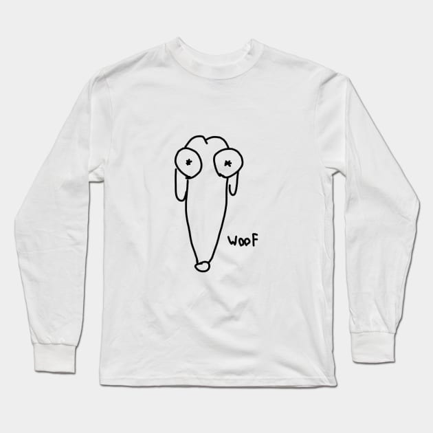 woof Long Sleeve T-Shirt by the doodler